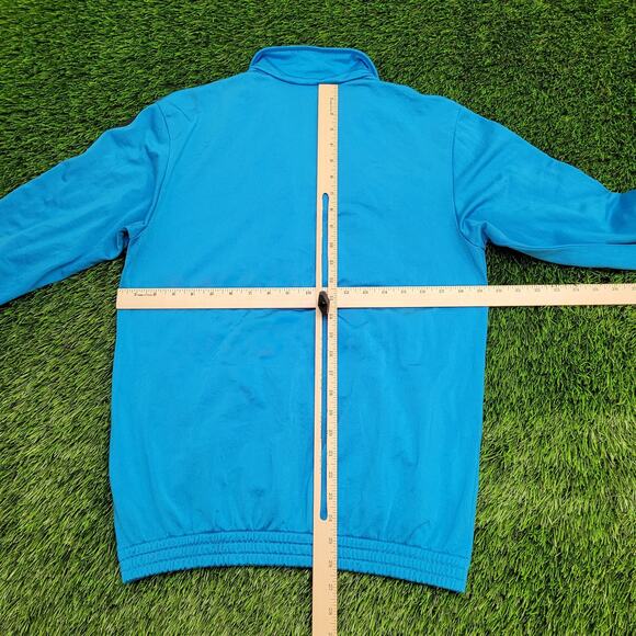 ADIDAS 3-Bar Track Jacket Small 19x26 Baggy Beckenbauer - Picture 5 of 14